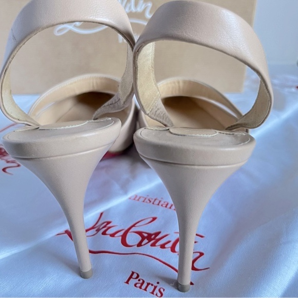 Christian Louboutin Actina 85 Nappa Slingback Pump - Picture 4 of 16